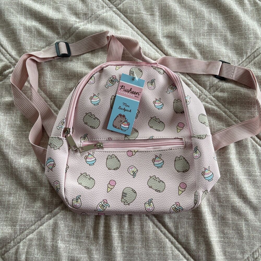 NWT Pusheen Box Exclusive Pink Ice Cream Mini Backpack Bag CultureFly